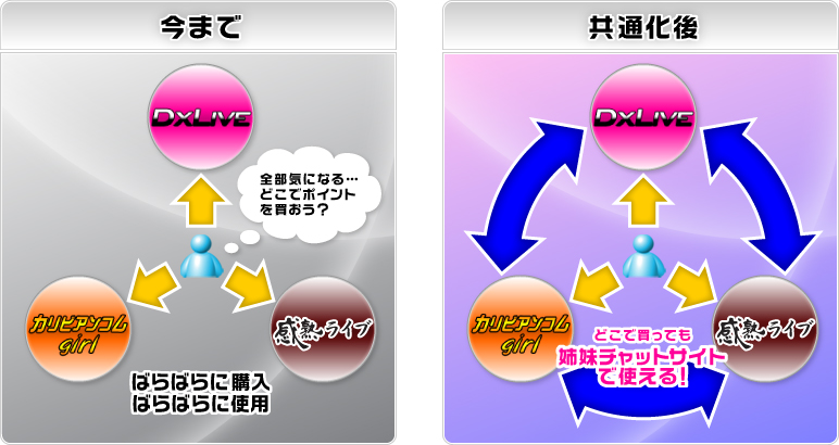 ポイント共通化イメージ