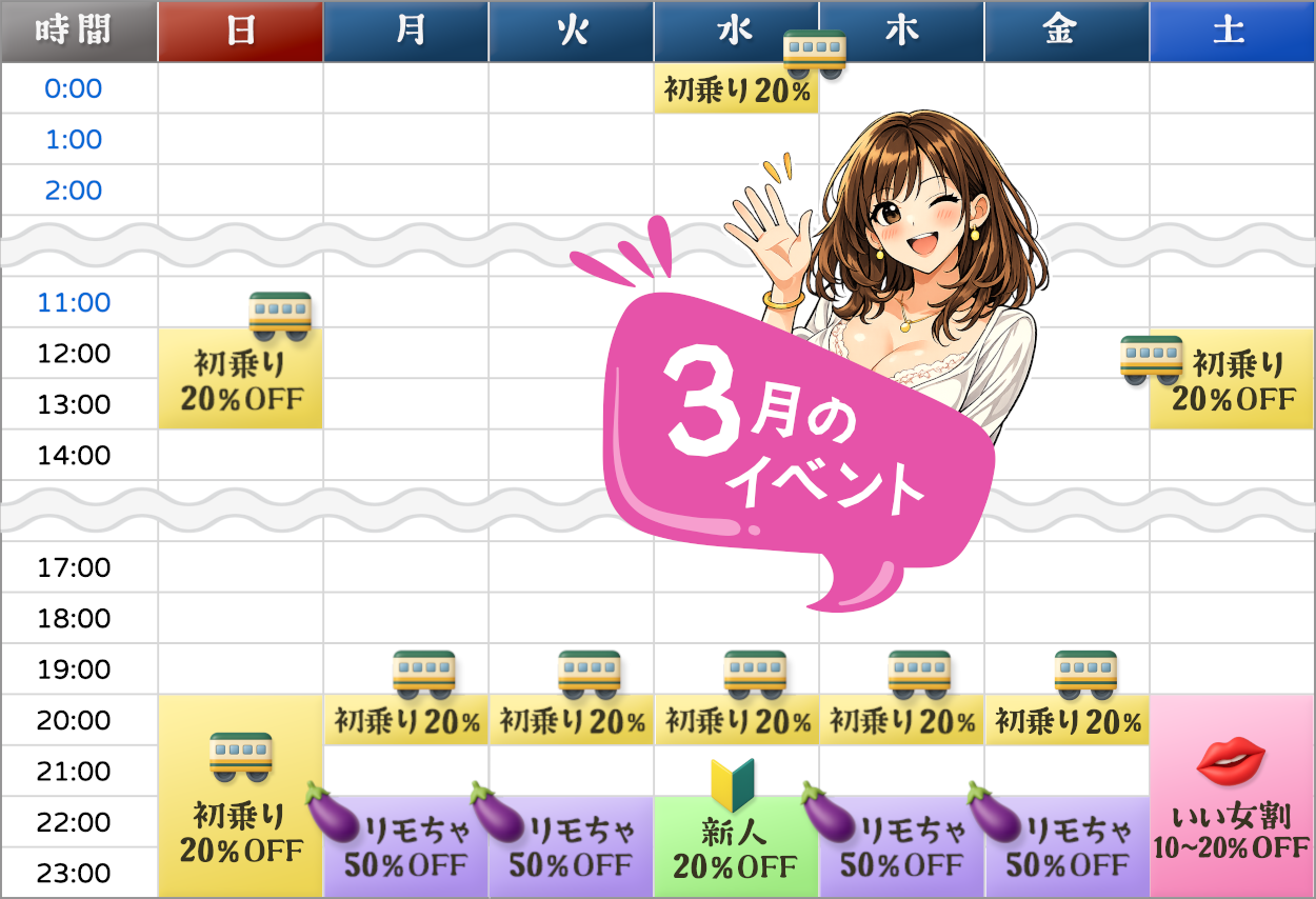 連日チャット割引！