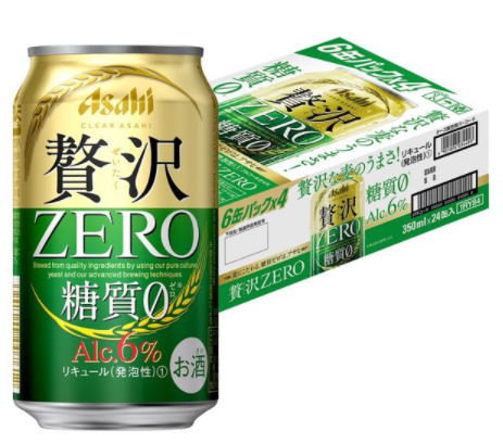 クリアアサヒ 贅沢ゼロ [ ビール [ 350ml×24本 ] ]