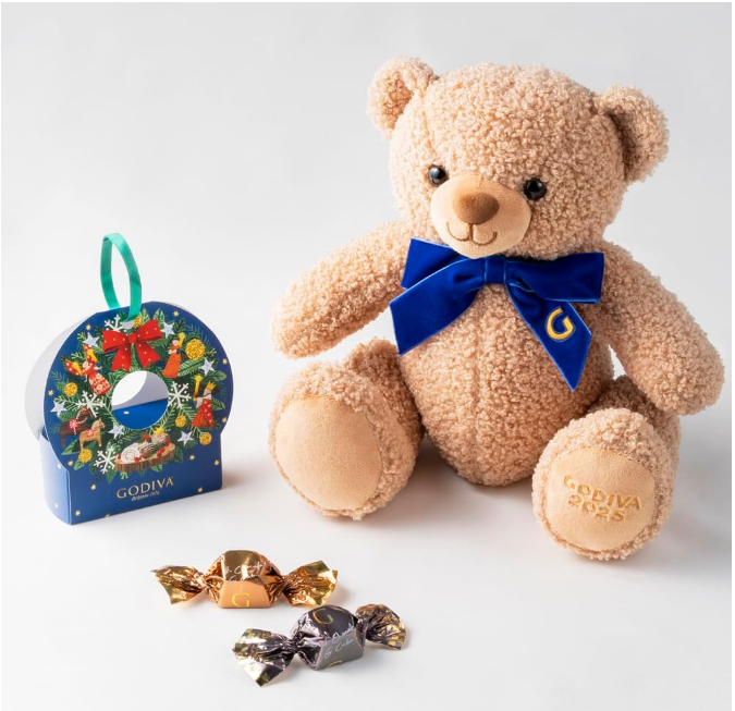 【クリスマス】GODIVA　チョコ&  ベア